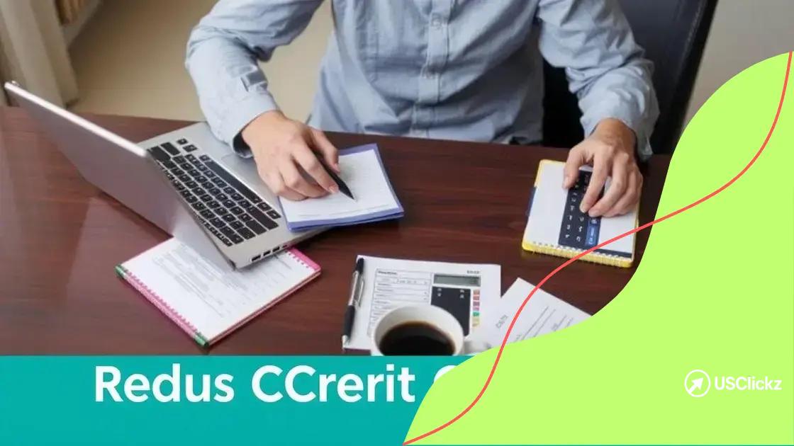 Strategies to reduce credit card debt
