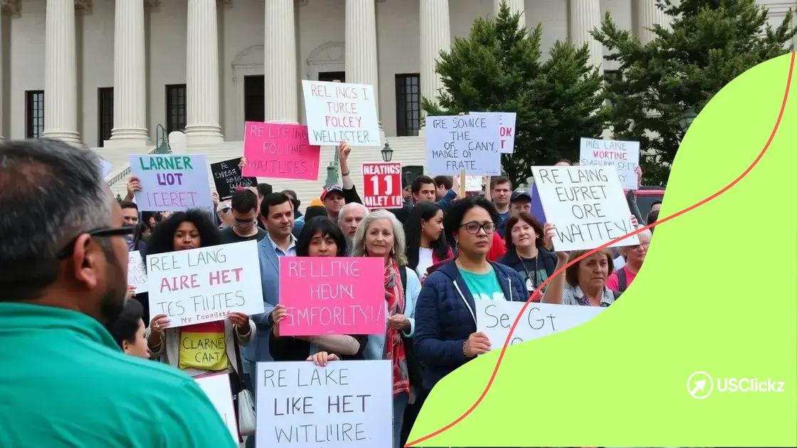 How protests influence policy change