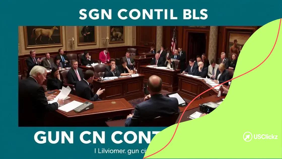 Recent developments in gun legislation