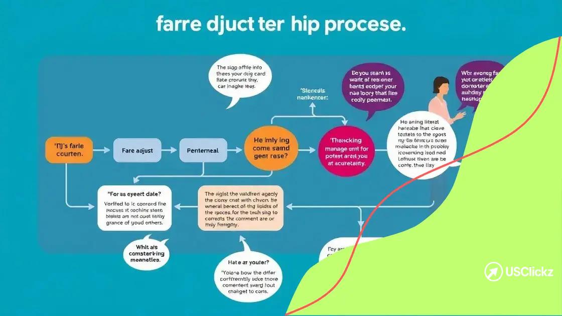 The process behind fare adjustments