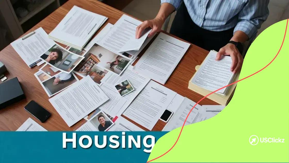 How to gather evidence for your housingclaim