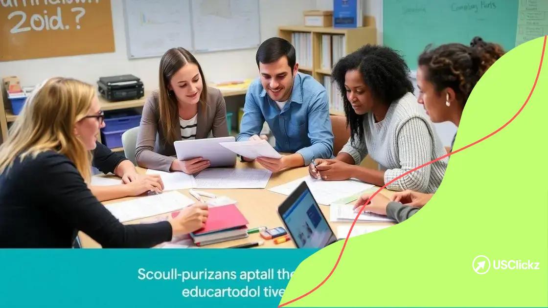How standards influence curriculum development