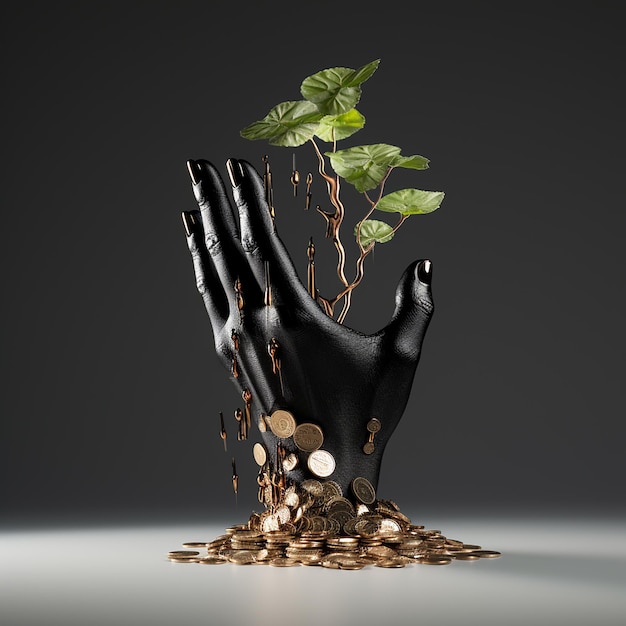 A stylized image showing a shield protecting coins and dollar bills from raindrops labeled