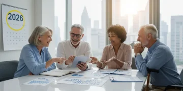 Seniors reviewing 2026 Medicare Advantage plan options for health coverage
