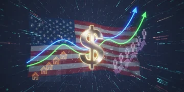 Charts and graphs illustrating economic growth and financial indicators for the 2026 US economic forecast.