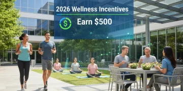 Diverse group engaging in wellness activities, illustrating 2026 wellness incentives
