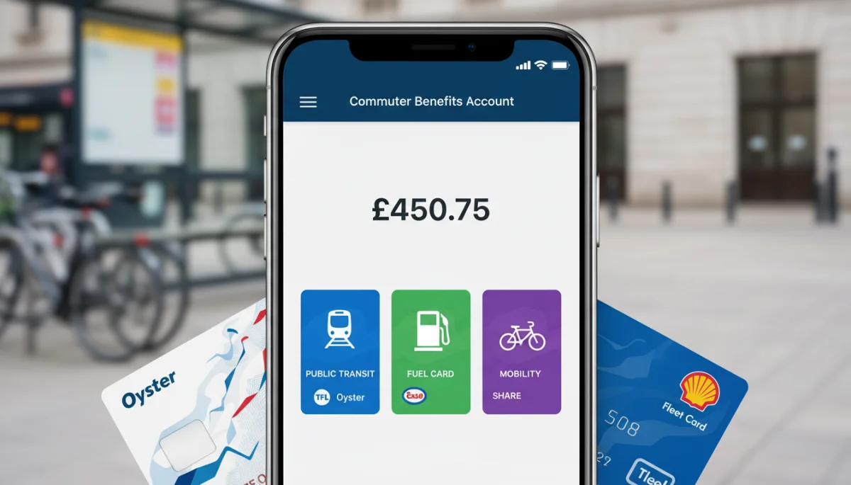 Digital wallet and transit cards for commuter benefits