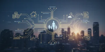 Comprehensive estate planning diagram with family, assets, and legal documents for 2026