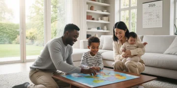 Family benefiting from dependent care savings in 2026