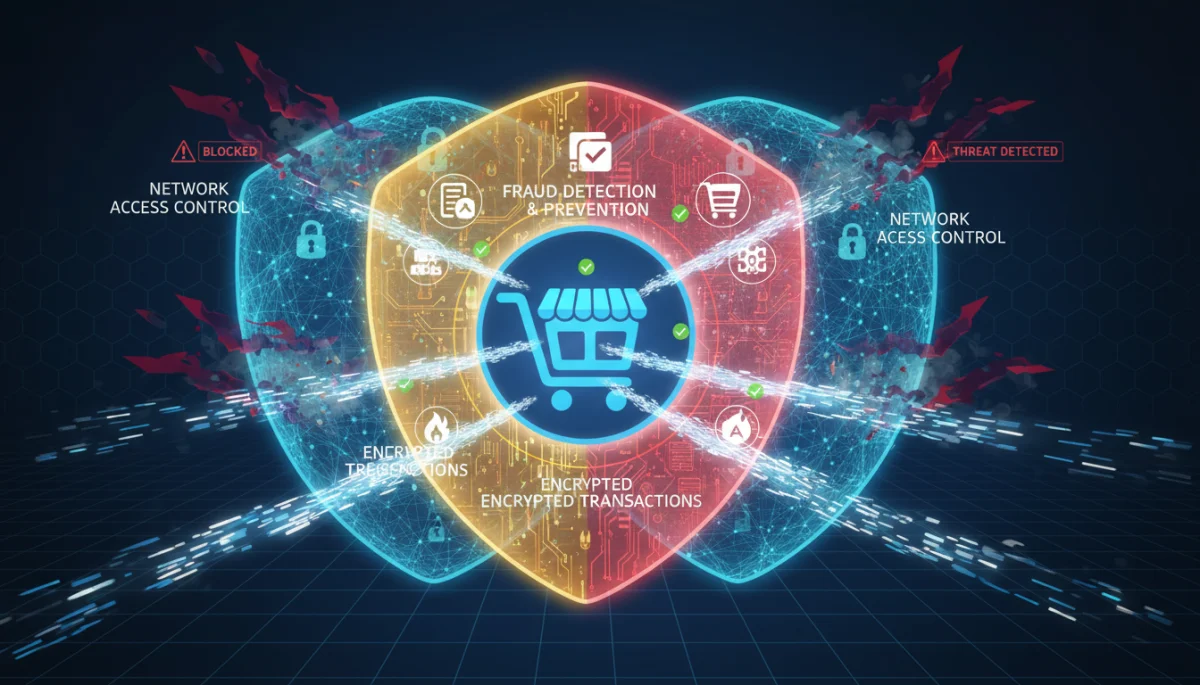 Multi-layered fraud prevention system protecting e-commerce