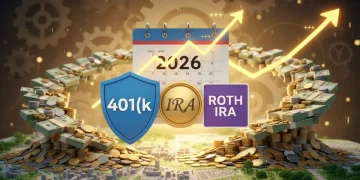 Illustration of retirement accounts growing beyond limits for 2026