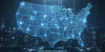 Digital infrastructure expansion across the United States map